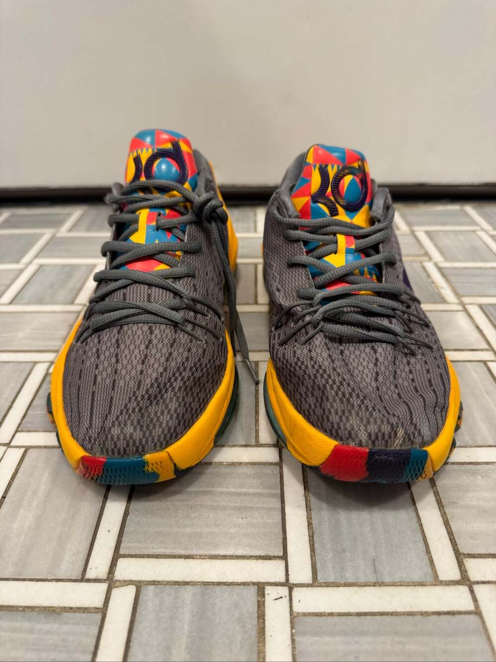 Nike KD 8 PG County Kevin Durant Basketball Shoes – Multicolor – Youth 7Y